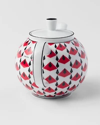 Porcelain teapot - Vienna Red