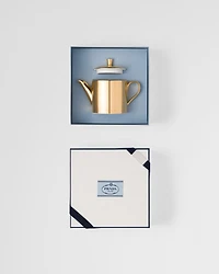 Porcelain teapot - Solid Gold