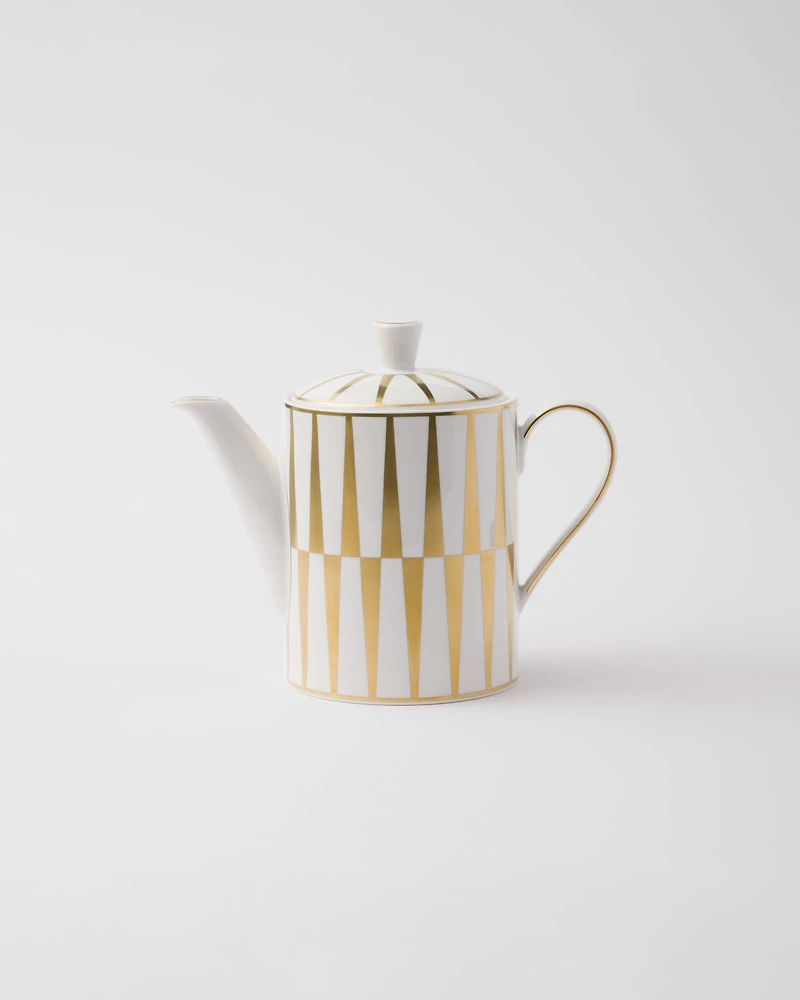 Porcelain coffee pot - Stripes
