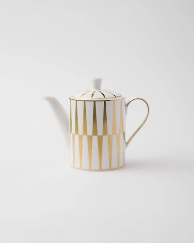 Porcelain coffee pot - Stripes