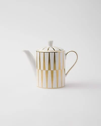 Porcelain coffee pot - Stripes