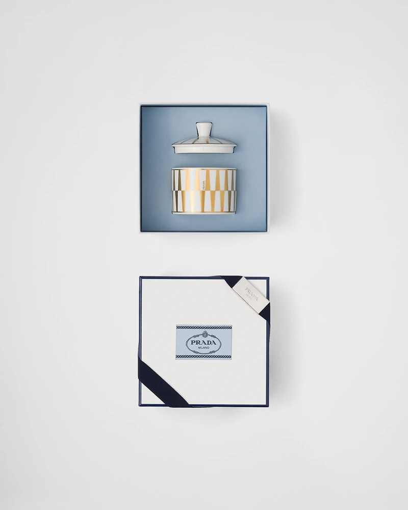 Porcelain sugar bowl - Stripes
