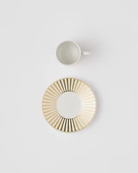 Porcelain coffee cup - Stripes