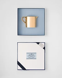Porcelain milk jug - Solid Gold