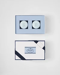 Porcelain salt and pepper set - Celadon