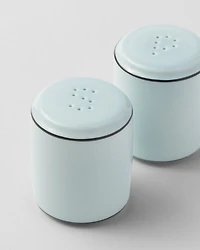 Porcelain salt and pepper set - Celadon