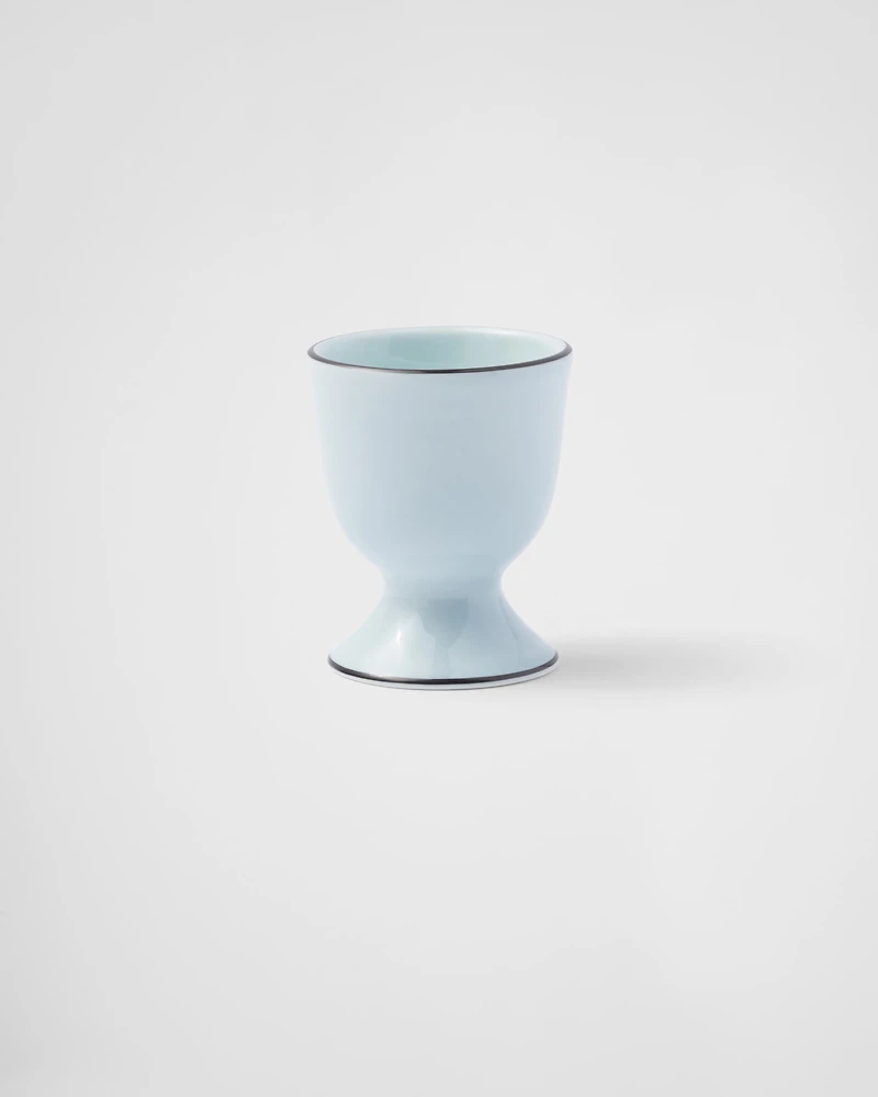 Set of two porcelain egg cups - Celadon