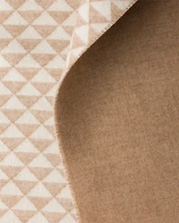 Symbole Double cashmere and wool throw
