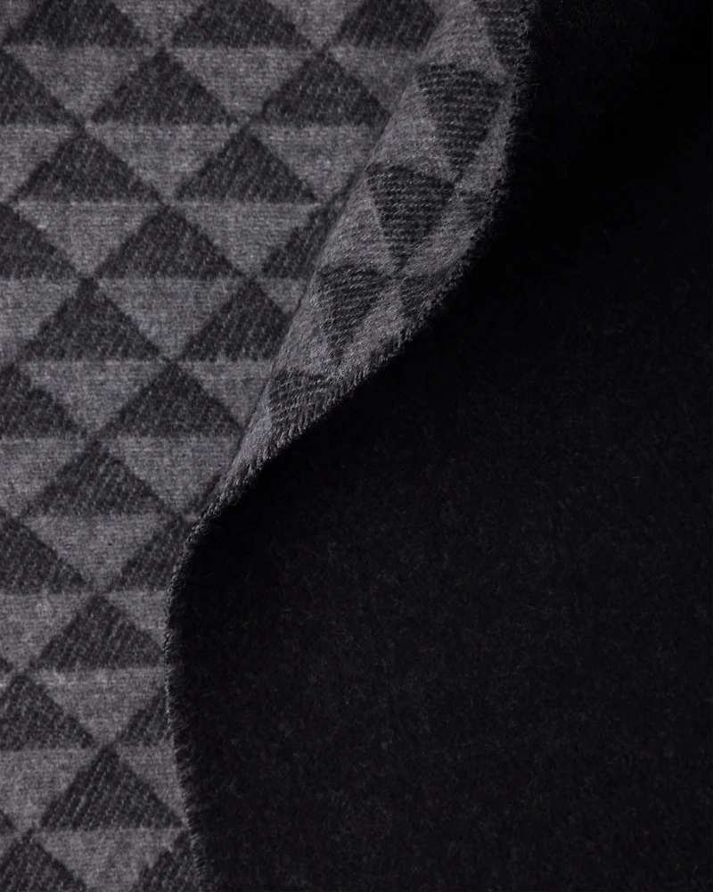 Symbole Double cashmere and wool throw
