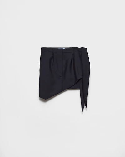 Kid mohair miniskirt