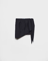 Kid mohair miniskirt