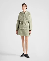 Old canvas miniskirt