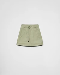 Old canvas miniskirt