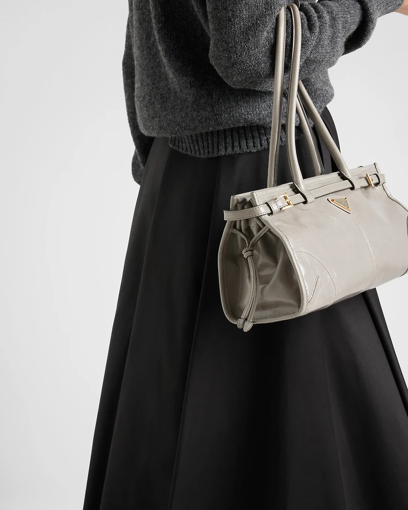 Chino circle midi-skirt