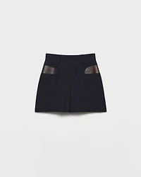 Kid mohair mini skirt