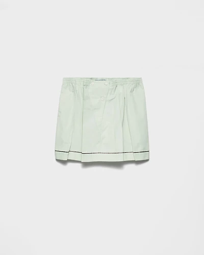 Cotton miniskirt