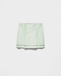 Cotton miniskirt