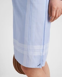 Checked cotton skirt