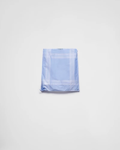 Checked cotton skirt