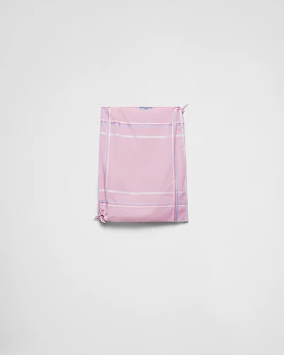 Checked cotton skirt
