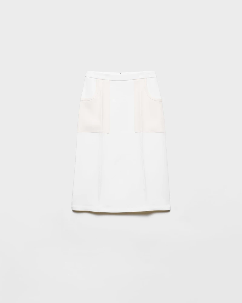 Compact sablé skirt