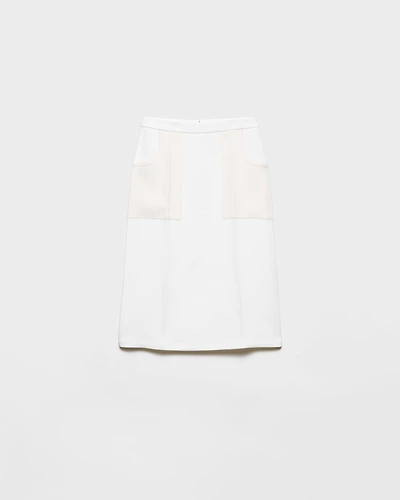 Compact sablé skirt