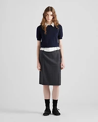 Wool skirt
