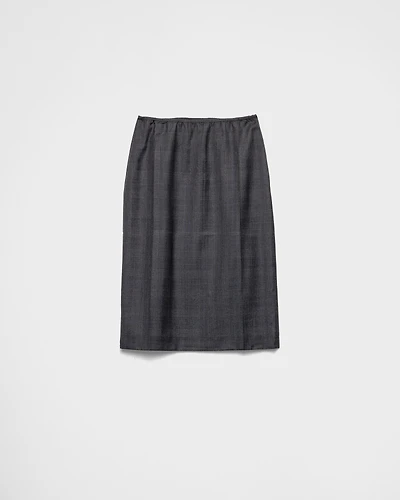 Wool skirt
