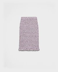 Checked cotton skirt