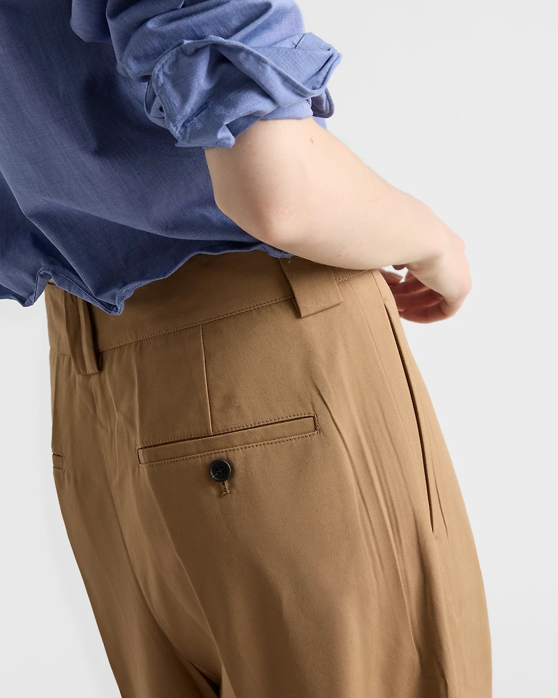 Poplin pants