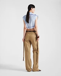 Cotton twill pants