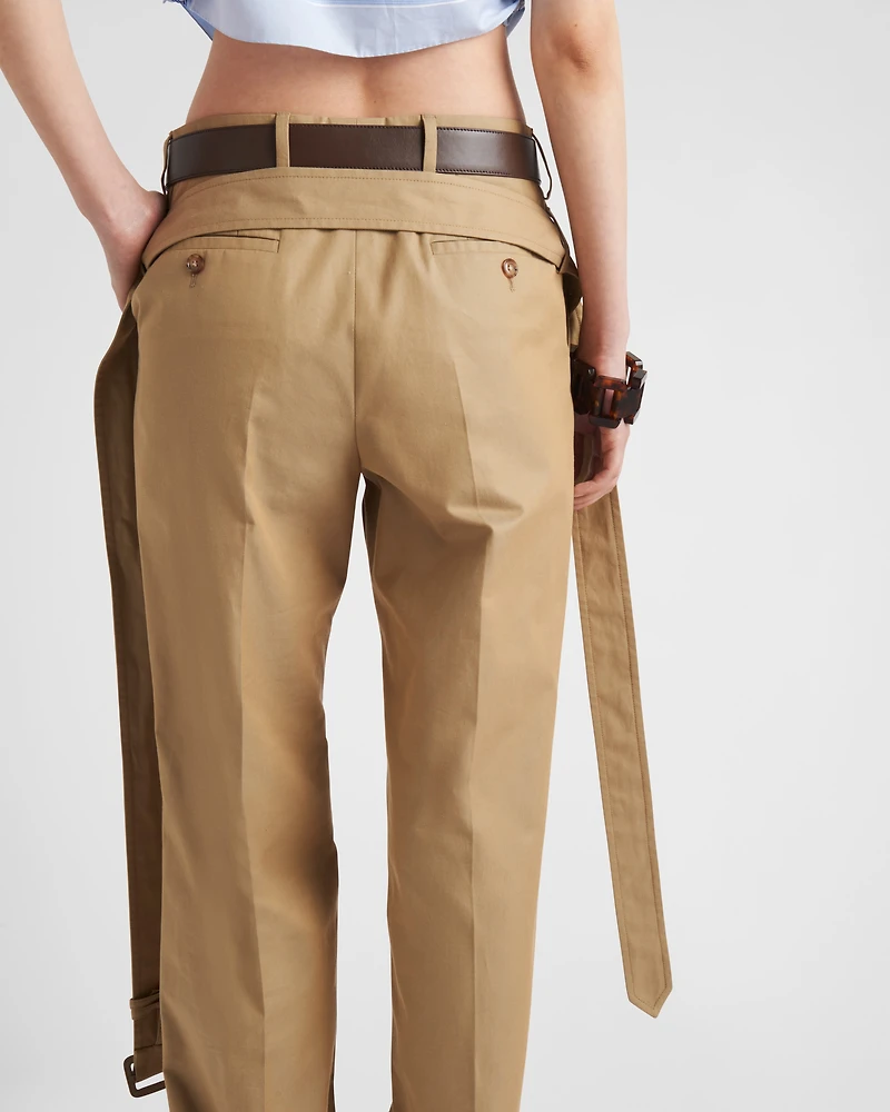 Cotton twill pants