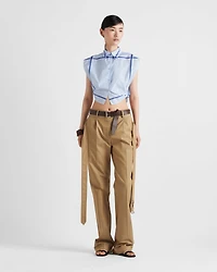 Cotton twill pants