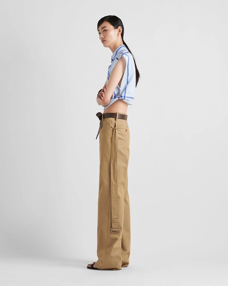 Cotton twill pants