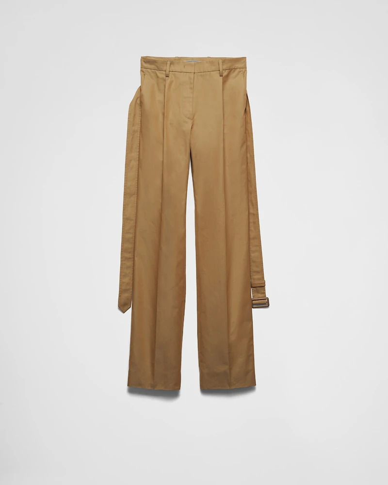 Cotton twill pants