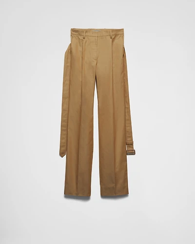 Cotton twill pants