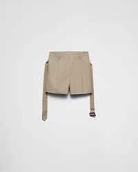 Cotton twill Bermudas