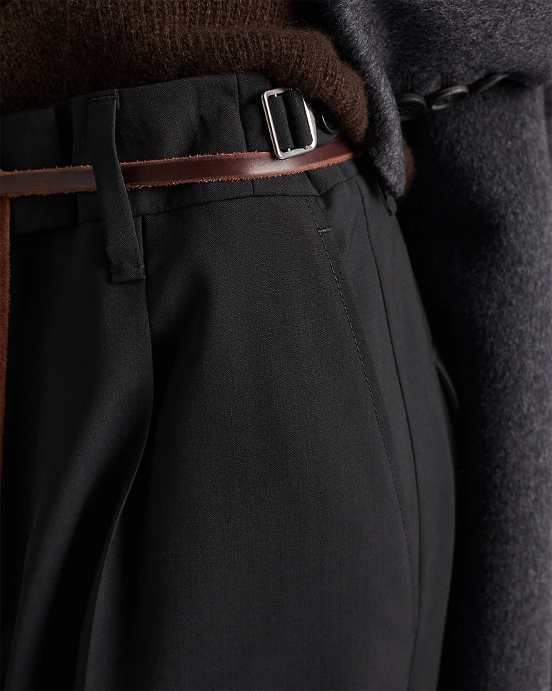 Light wool pants