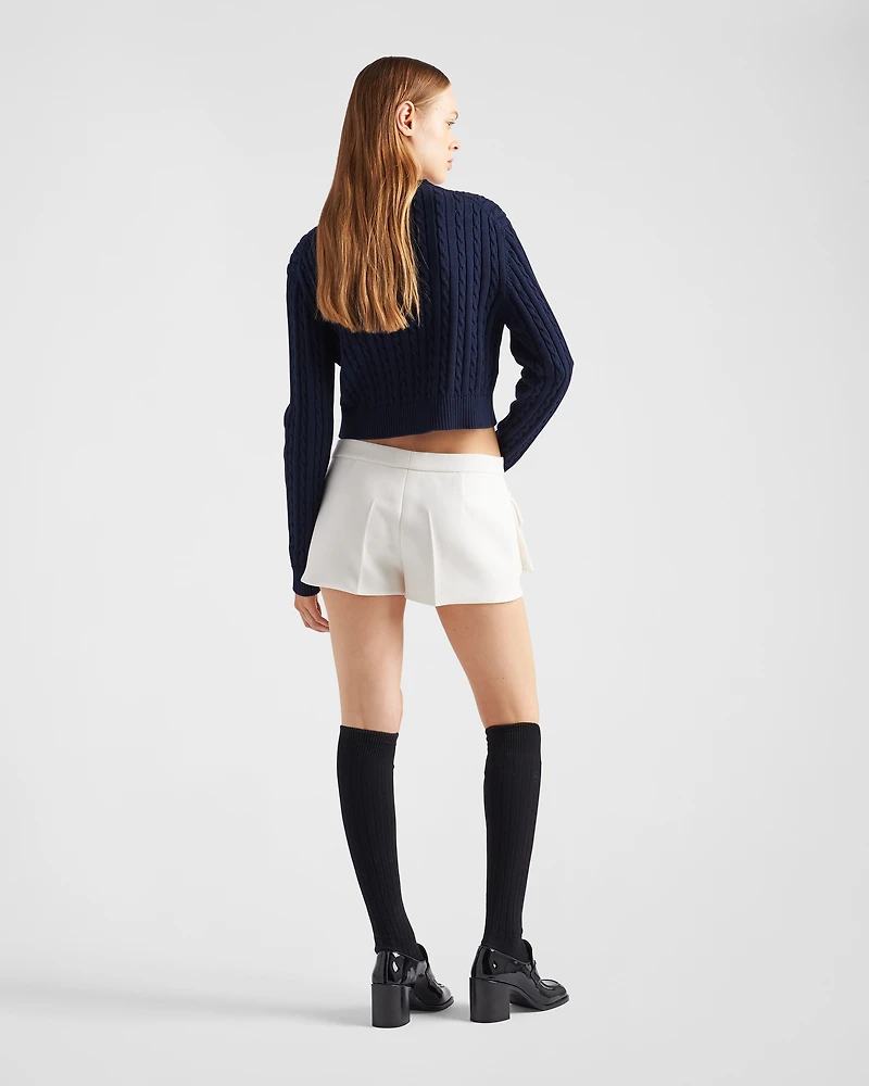 Cotton crew-neck sweater