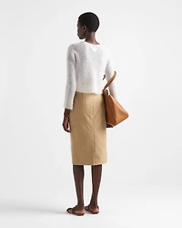 Mohair crew-neck sweater
