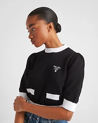 Cotton crew-neck sweater