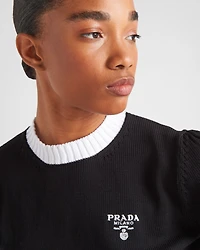 Cotton crew-neck sweater