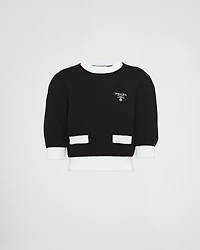 Cotton crew-neck sweater