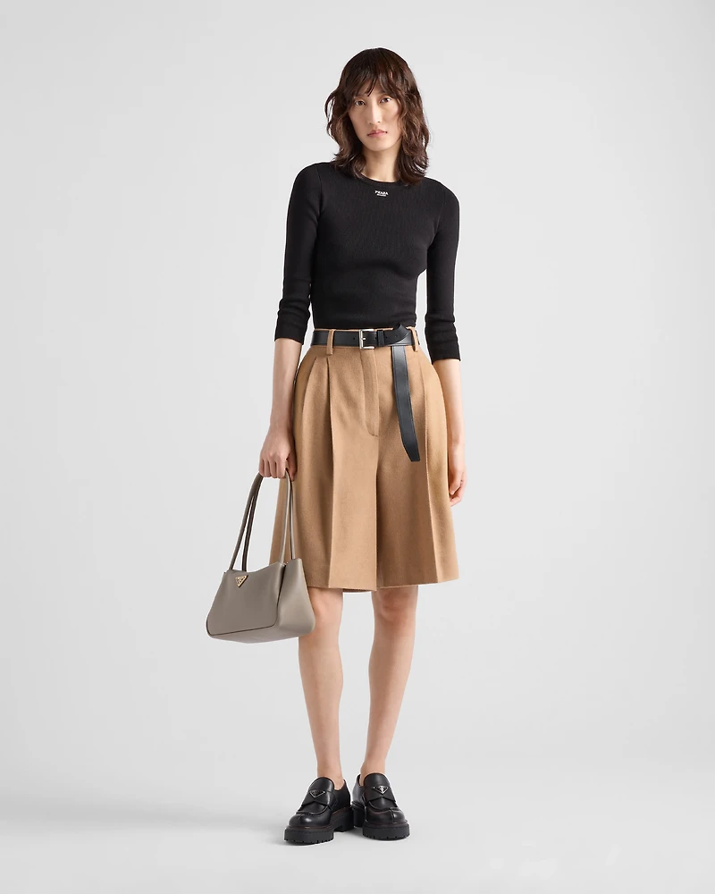 Cotton crew-neck sweater