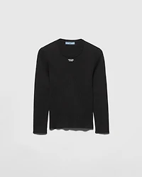 Cotton crew-neck sweater