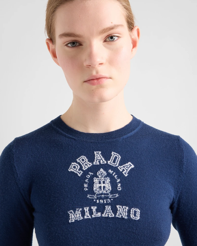 Cashmere intarsia sweater