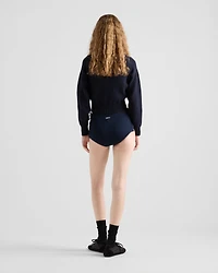 Cotton boat neck sweater