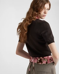 V-neck wool sweater