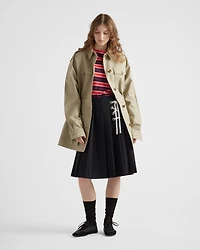 Silk boat neck sweater