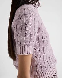 Cotton crew-neck sweater
